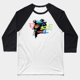 Primitivism art style Baseball T-Shirt